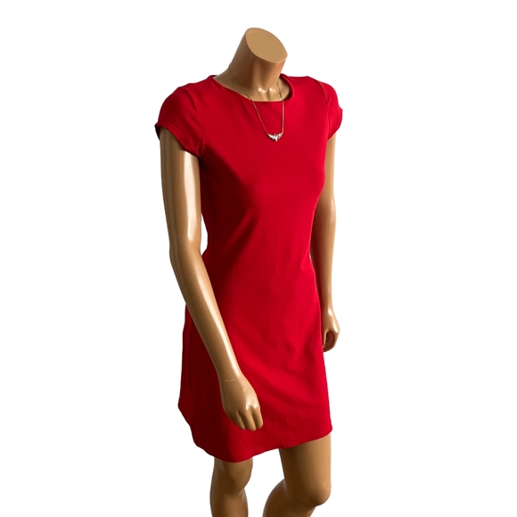 Susana Monaco Red Dress Large - Picture 1 of 5